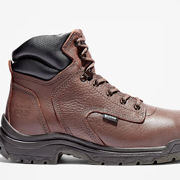 NWB timberland Men's TiTAN 6" Alloy Toe Waterproof Work Boot - Picture 1 of 5